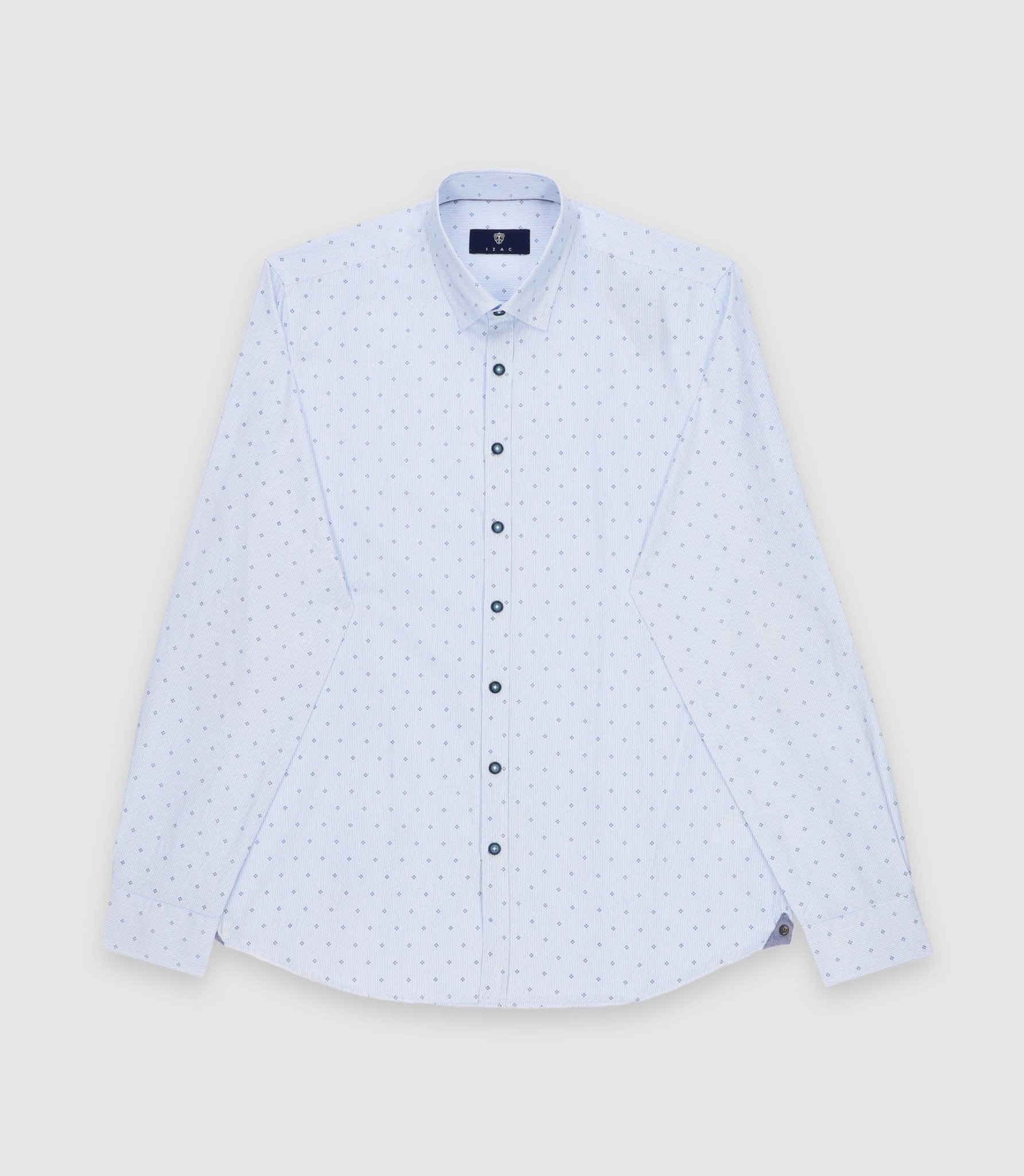 Chemise regular marine et blanche KELLYOUT - IZAC