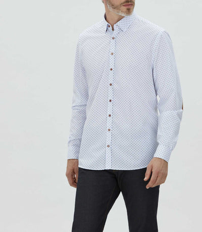 Chemise casual en coton camel "Madi" - IZAC