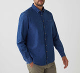 Chemise casual denim bleu "Alba" - IZAC