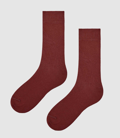 Lot de 2 chaussettes bordeaux ROCK - IZAC