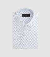 Chemise à imprimé micro motif ciel "Dexter" - IZAC