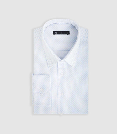 Chemise ville bleu ciel "Difast005" - IZAC