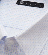 Chemise ville bleu ciel "Difast005" - IZAC