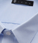 Chemise ville bleu ciel "Difast011" - IZAC