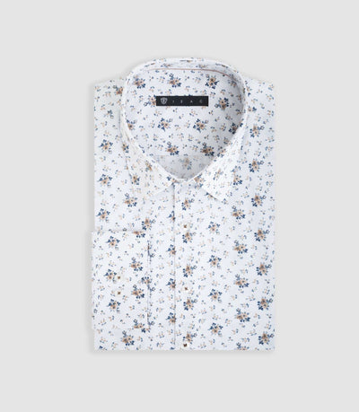 Chemise ville beige "Difast019" - IZAC