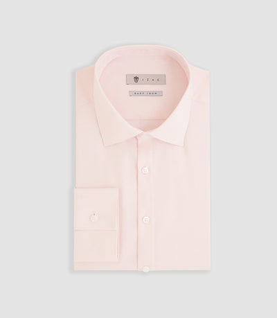 Chemise repassage facile rose "Memphis" - IZAC