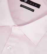 Satinslim" pink slim fit shirt