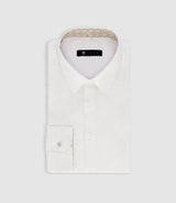 Plain shirt with white fancy PALMIRO