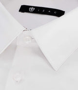 Plain shirt with white fancy PALMIRO