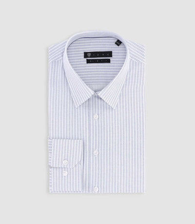 Chemise à rayures marine PALY - IZAC