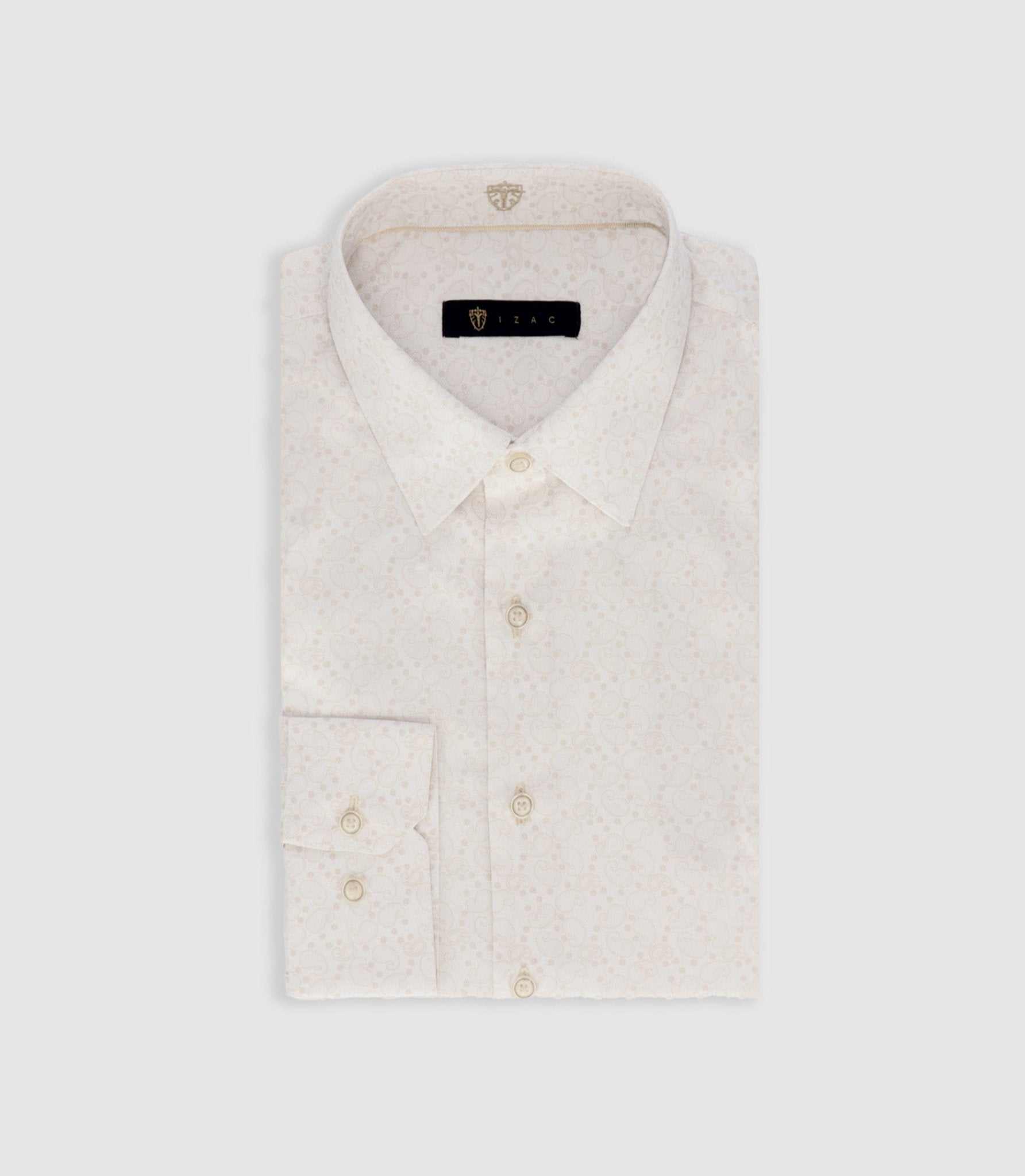 Chemise à imprimé beige PAQUITO - IZAC
