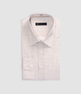 Chemise à imprimé micro motifs blanc PEDRO - IZAC