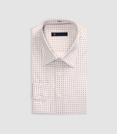 Chemise à imprimé micro motifs blanc PEDROBT - IZAC