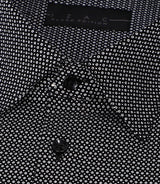 Chemise à imprimé micro motifs noir PEPIN - IZAC