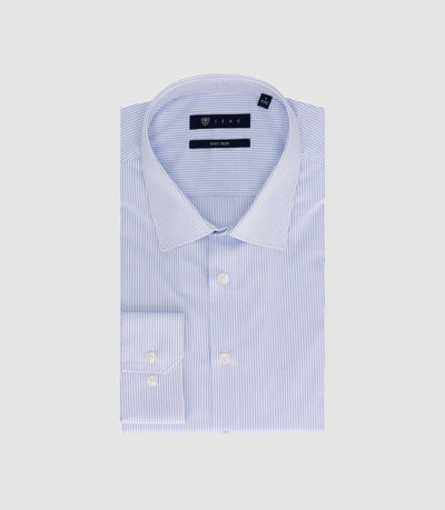 Chemise repassage facile ciel PRAGUE - IZAC