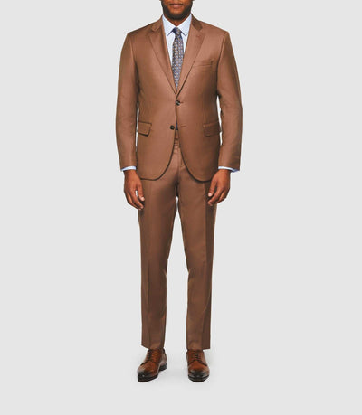 Costume laine marron "Figlio" - IZAC