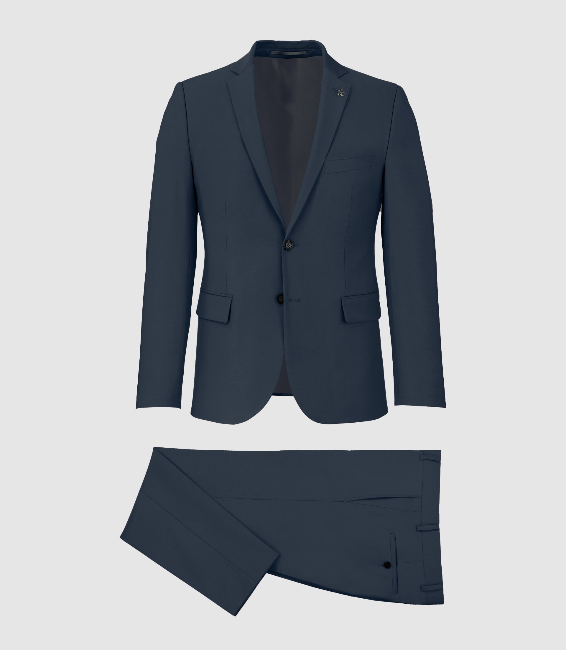 Costume 2 boutons bleu marine "Forest" - IZAC