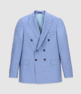 Costume croisé bleu ciel - IZAC