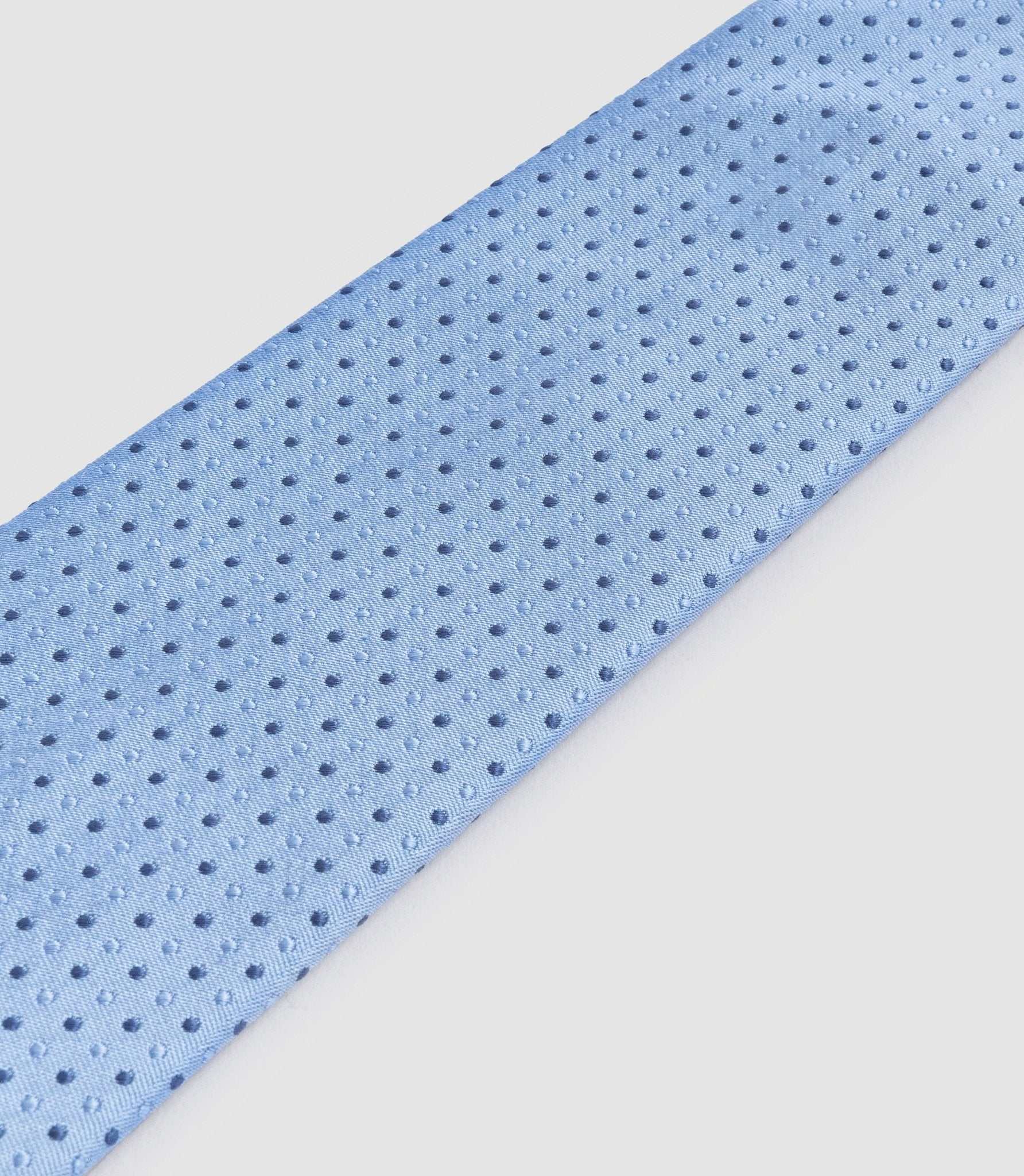 Cravate Classique 7cm ciel "Caitlin" - IZAC