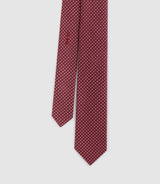 Slcantin" Slim Tie 6cm burgundy