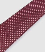 Slcantin" Slim Tie 6cm burgundy