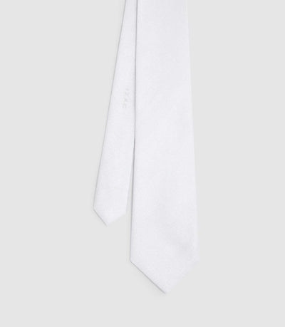 Cravate 8cm écru "Ulster" - IZAC