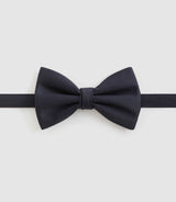 Navy silk bow tie NPCEDDY