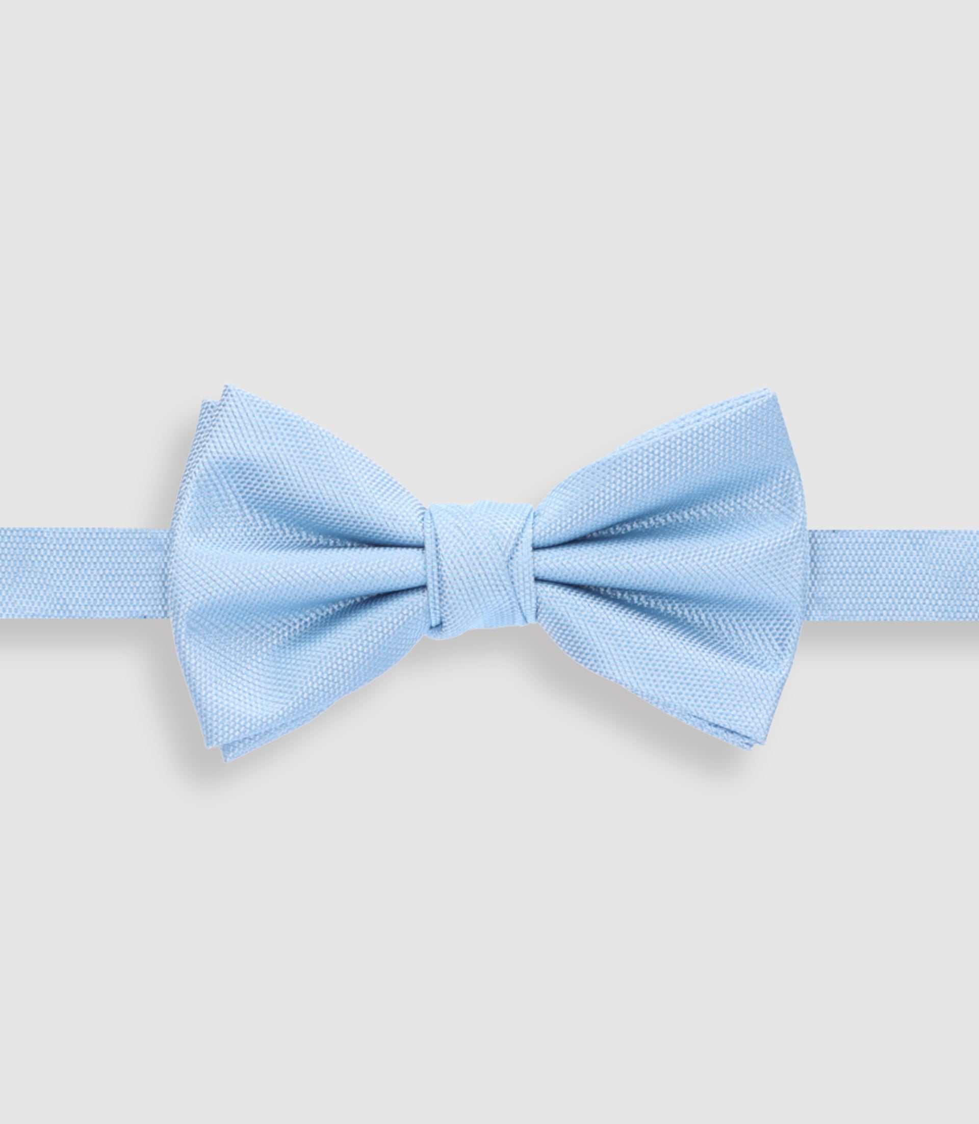 Nœud papillon en soie bleu ciel NPMARTINE - IZAC