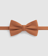 Orange silk bow tie NPDUNDRA