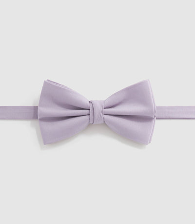 Nœud papillon en soie parme clair - IZAC
