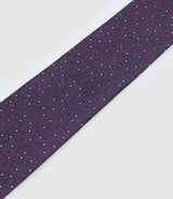 SLbabeth" slim burgundy tie