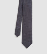 Jason" classic tie 7cm grey anthracite