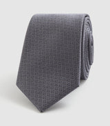 Jimmy" classic tie 7cm grey