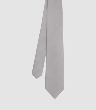 Cravate basique 7cm gris - clair MARTINE - IZAC