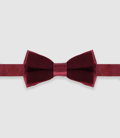 Nœud papillon effet satin bordeaux NPDUOTARKAN - IZAC