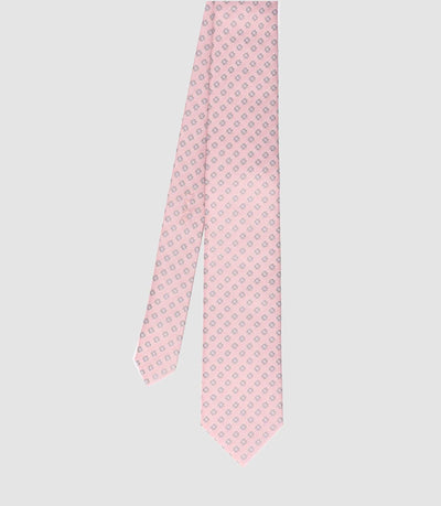 Cravate basique 7cm rose THIBALT - IZAC