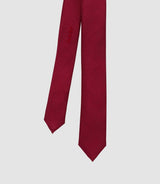 Cravate unie 5cm slim bordeaux MIRAN - IZAC