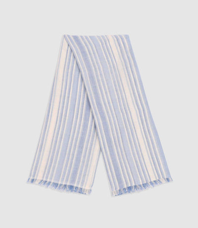 Écharpes à rayures bleu et blanc XEVER - IZAC