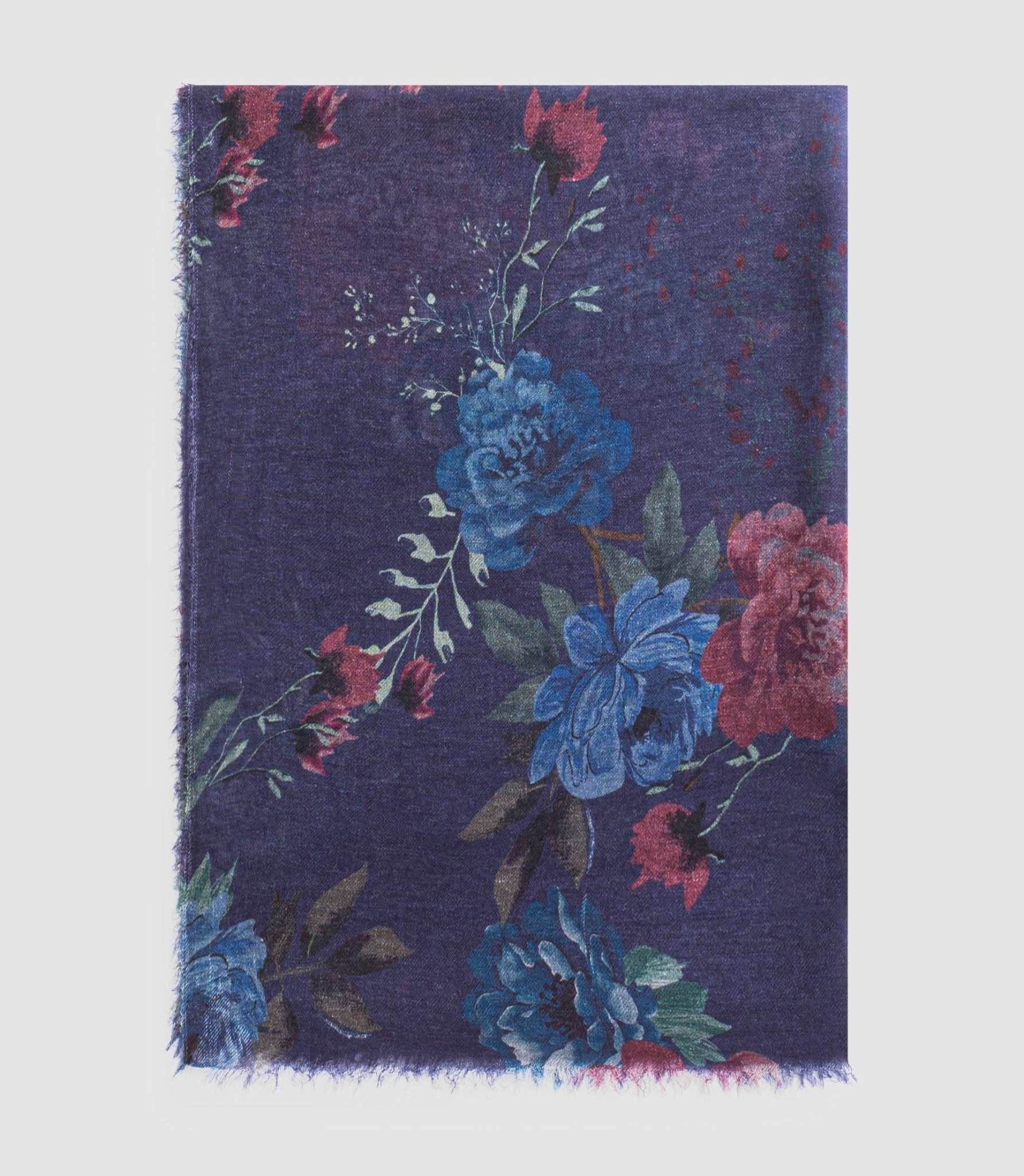 Echarpe imprimée marine "Iman" - IZAC