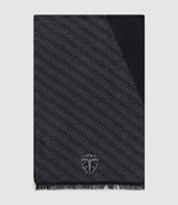 Echarpe à imprimés marine ADONE IZAC