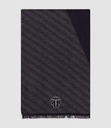 Echarpe à imprimés marine ADONE IZAC