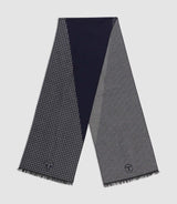 Echarpe à imprimés marine ADONE IZAC