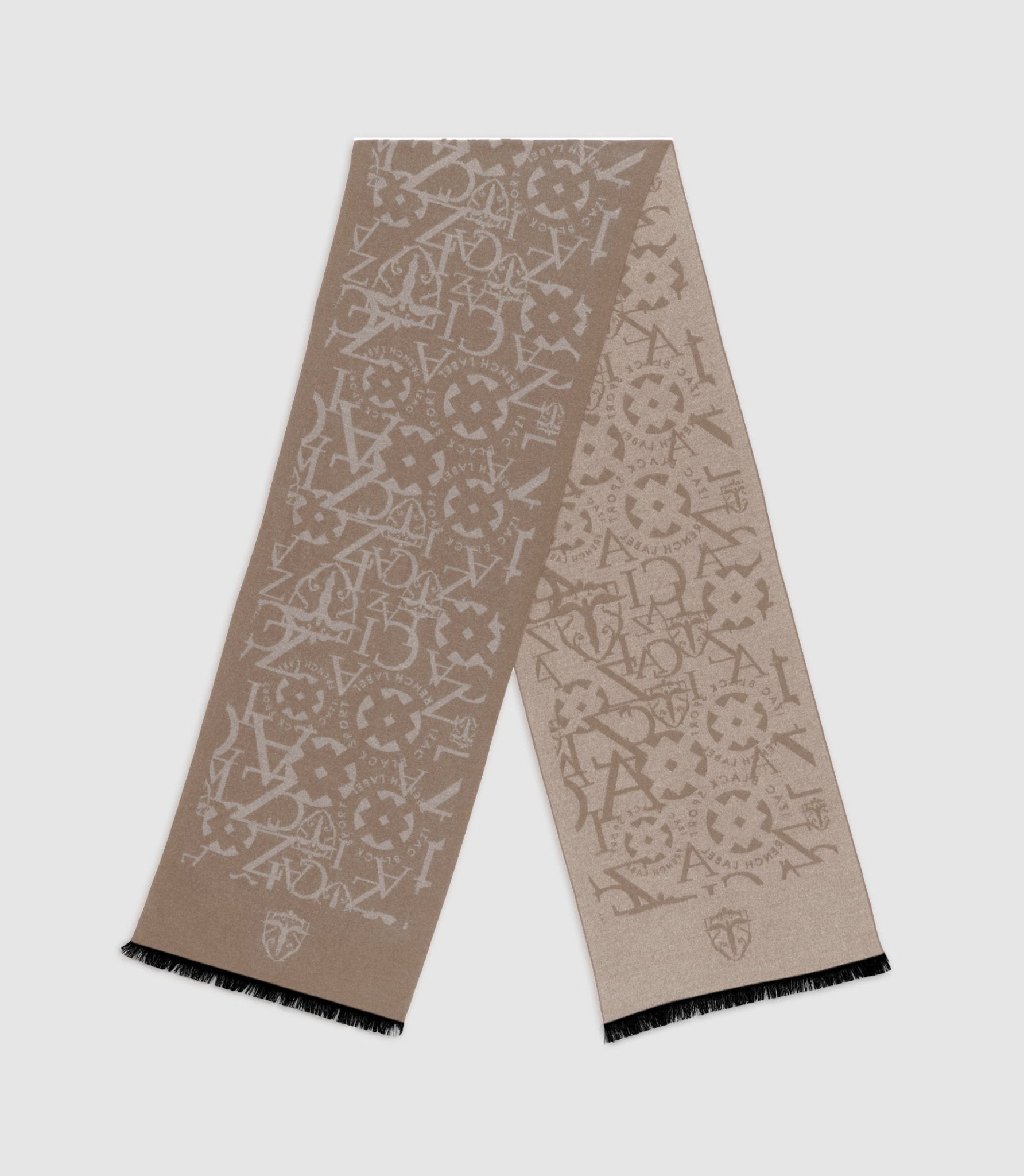 Echarpe avec logo beige ADRIANO - IZAC