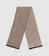 Echarpe avec logo beige ADRIANO - IZAC