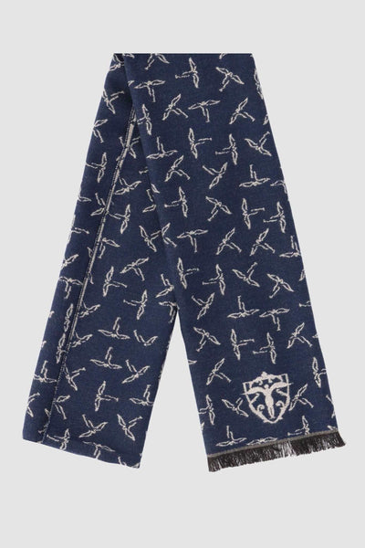 Echarpe à motif indigo ANGE - IZAC