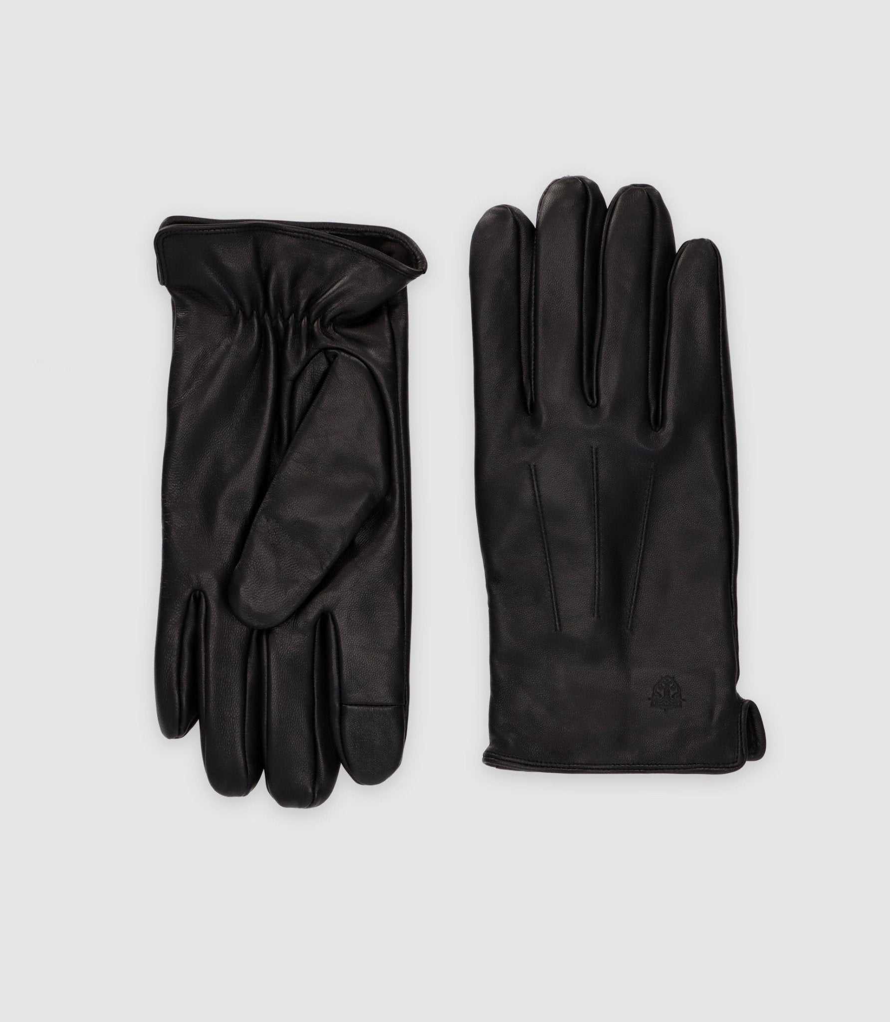 Gants en cuir noir ULLIEL - IZAC