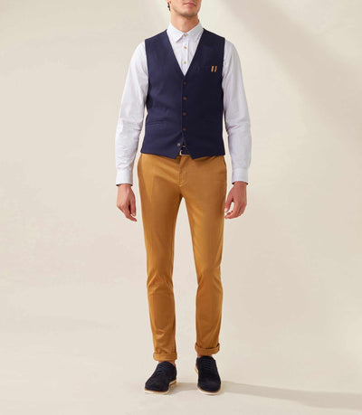 Gilet casual marine "lemirage" - IZAC