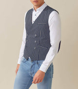 Gilet casual marine "Luis" - IZAC