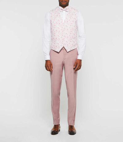 Gilet de costume cérémonie rose "Jacques" - IZAC