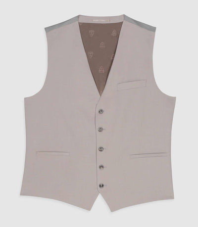 Gilet de costume beige mastic JFAKI - IZAC